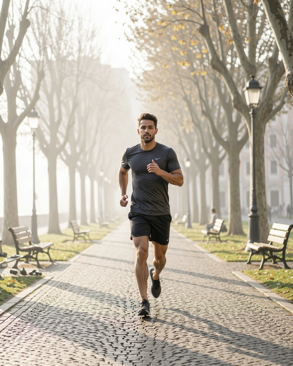 Rhythmic morning jogging for mental clarity